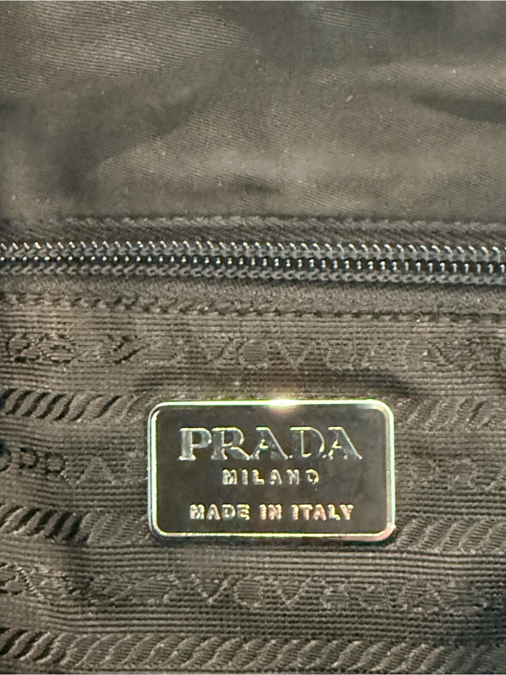 Prada Black Nylon Shoulder Bag - Like New! - Picture 3 of 9